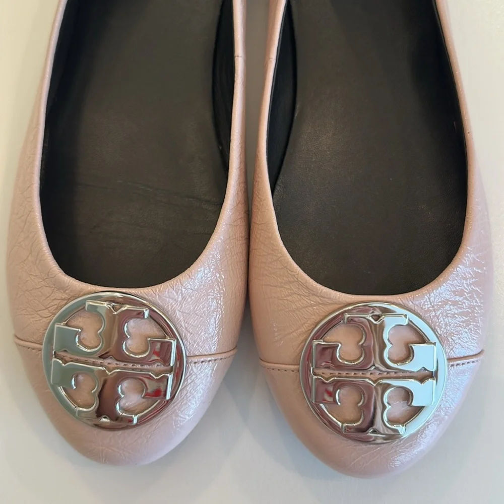 New Tory Burch Pink Ballet Flats. Size 6.